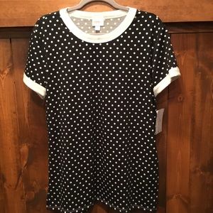 Lularoe large Liv, NWT, polka dots
